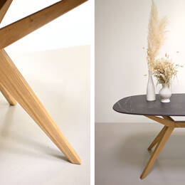 Table à manger en céramique Papillon