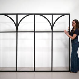 Verrière avec courbes N°44