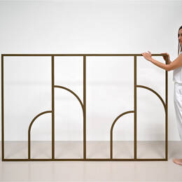 Verrière avec courbes N°45