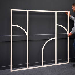 Verrière avec courbes N°47