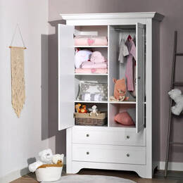 Armoire blanche esprit Provence gamme SELECT