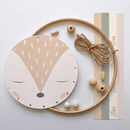 Kit capteur de rêves biche endormie personnalisé