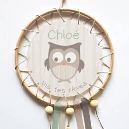 Attrape-rêves hibou de la forêt personnalisé – DIY ou prêt à suspendre