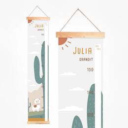 Toise tissu thème lama ambiance sud-américaine