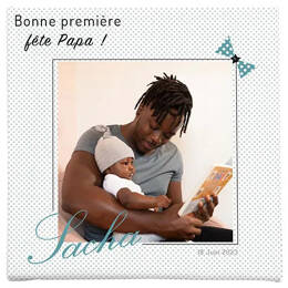 Cadre photo première fête des pères