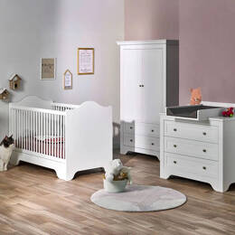 Chambre complète élégante et mobilier blanc SELECT