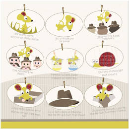 Cadre pour apprendre à chanter une souris verte