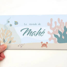 Plaque porte du fond des océans