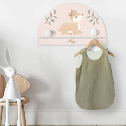 Portemanteau prénom sur le thème de la biche