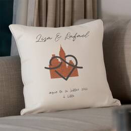 ❤️ Coussin Saint‑Valentin personnalisé – 4 modèles romantiques au choix