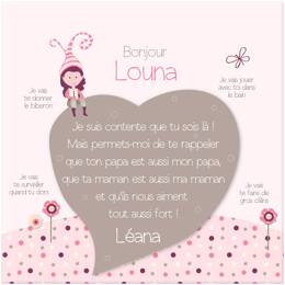 Toile bienvenue dans le monde d'Elfina petite soeur