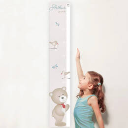 Toises bois et toile personnalisées - 6 modèles pour fille et garçon