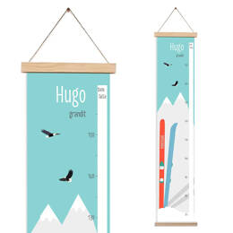 Toise ski en haute montagne