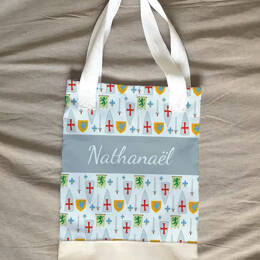Tote bag personnalisé du chevalier