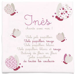 Poster ou cadre comptine vole joli papillon