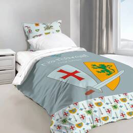 Housse de couette à personnaliser sur le thème des chevaliers
