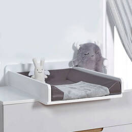 Plan à langer NATURE blanc à poser sur commode