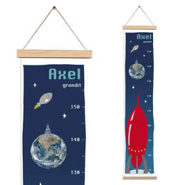 Toise des fusées au milieu de l'espace