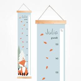 Toise tissu tendance du petit renard de la forêt