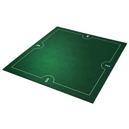 Tapis Bridge Coeur de Pique Excellence Vert 78 X 78 cm
