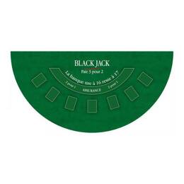 Tapis Black Jack Coeur de Pique Excellence Vert 120 X 60 cm