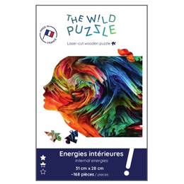 Energies intérieures, visage - Puzzle bois 168 pcs