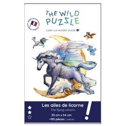 Les ailes de la Licorne - Puzzle bois 195 pcs
