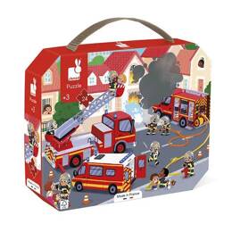 Puzzle Pompiers - 24 pcs - Janod