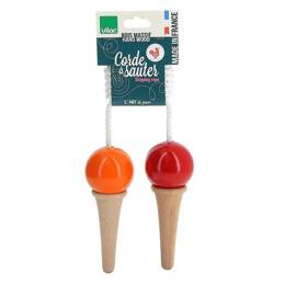 Corde à sauter glace bi-goût rouge - Vilac