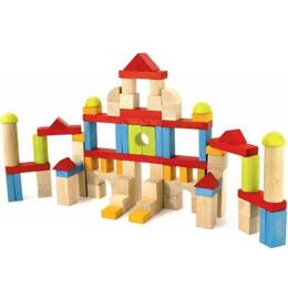 Blocs de Construction en bois 82 pièces - Jeujura