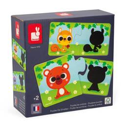Puzzles Les Animaux et leur Ombre - Janod