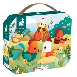 Puzzle Bienvenue à la Basse-cour 20 pcs - Janod