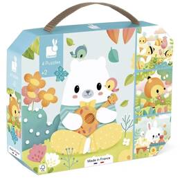 4 Puzzles Pure (6-9-12-16 pcs) - Janod