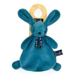 Doudou Lapin Dorlotin bleu minéral - Maïlou Tradition