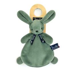 Doudou Lapin Dorlotin vert sauge - Maïlou Tradition