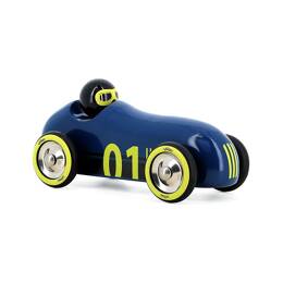 Voiture en bois Old sport Compet Bleu nuit - Vilac