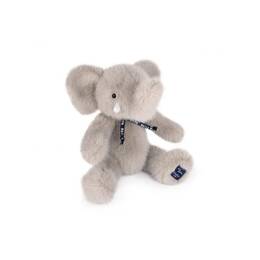 Peluche Sowen : Eléphant Gris souris 40cm - Maïlou Tradition