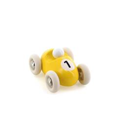 Voiture en bois Mini roadster jaune - Vilac