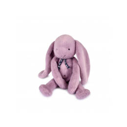 Peluche Méloé : Lapin Parme guimauve 37cm - Maïlou Tradition