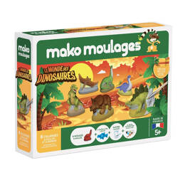 coffret 6 moules Monde des dinosaures - Mako moulages