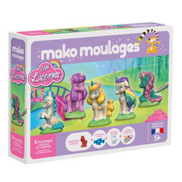coffret 5 moules Mes Licornes - Mako moulages
