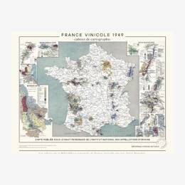 Carte de France vinicole