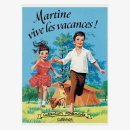 Affiche «Martine vive les vacances !» - 30 x 40 cm