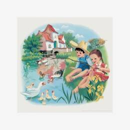 Affiche «Martine à la ferme 3» - 40 x 40 cm