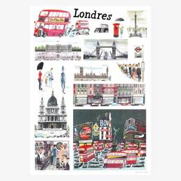Affiche «Sasek - Londres» - 50 x 70 cm