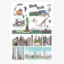 Affiche «Sasek - New York» - 50 x 70 cm