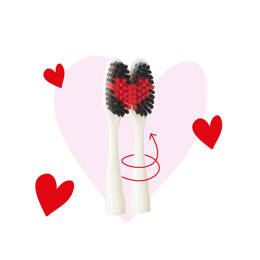 Têtes brosse à dents Mon Cœur