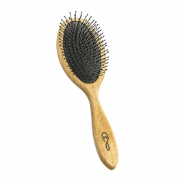 Brosse Démêlage & Volume grand modèle - Hêtre rouge et caoutchouc nat