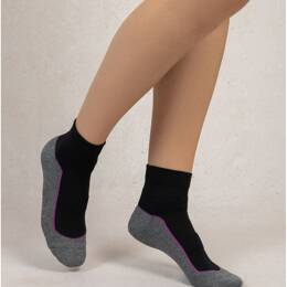 Chaussettes courtes Running : Coloris - Noir - Femme