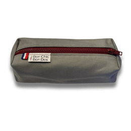 Petite Trousse Gris - bordeaux